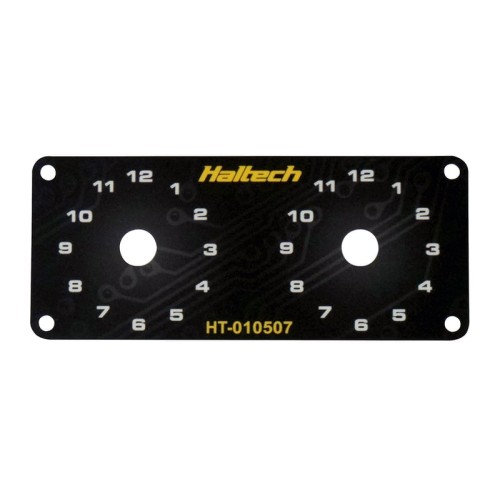 Haltech Dual Switch Panel Only - includes Yellow knob Haltech Dual Switch Panel Only - includes Yellow knob