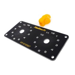Haltech Dual Switch Panel Kit - includes Yellow knob