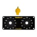 Haltech Dual Switch Panel Kit - includes Yellow knob Haltech Dual Switch Panel Kit - includes Yellow knob