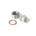 Haltech O2 Sensor weld-on bung - 6061 Aluminium