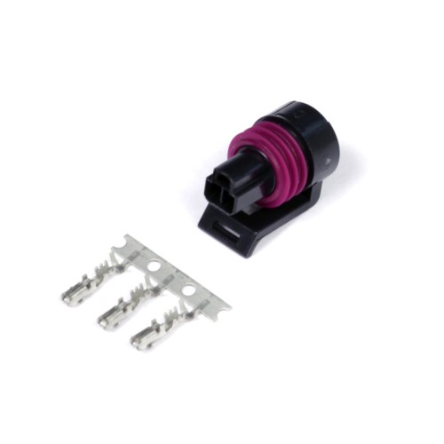 Haltech Plug and Pins Only - Delphi 3 Pin Pressure Sensor Connector Haltech Plug and Pins Only - Delphi 3 Pin Pressure Sensor Connector