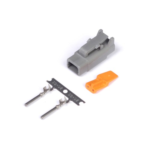 Haltech Plug and Pins Only - Male Deutsch DTM-2 Connector (7.5 Amp) Haltech Plug and Pins Only - Male Deutsch DTM-2 Connector (7.5 Amp)