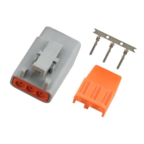 Haltech Plug and Pins Only - Male Deutsch DTM-3 Connector (7.5 Amp) Haltech Plug and Pins Only - Male Deutsch DTM-3 Connector (7.5 Amp)