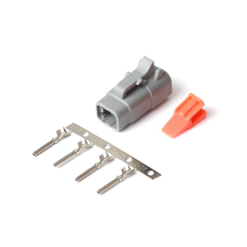 Haltech Plug and Pins Only - Male Deutsch DTM-4 Connector (7.5 Amp) Haltech Plug and Pins Only - Male Deutsch DTM-4 Connector (7.5 Amp)