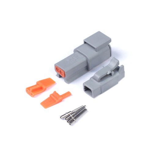 Haltech Plug and Pins Only - Matching Set Deutsch DTM-2 Connectors (7.5 Amp) Haltech Plug and Pins Only - Matching Set Deutsch DTM-2 Connectors (7.5 Amp)