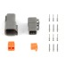Haltech Plug and Pins Only - Matching Set Deutsch DTM-6 Connectors (7.5 Amp) Haltech Plug and Pins Only - Matching Set Deutsch DTM-6 Connectors (7.5 Amp)