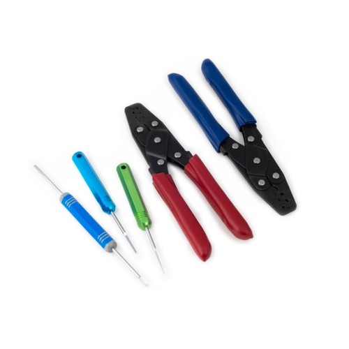 Haltech Dual Crimper set - inc 3 pin removal tools Haltech Dual Crimper set - inc 3 pin removal tools