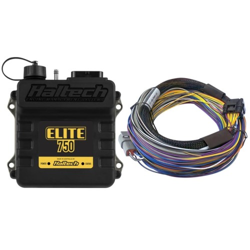 Haltech Elite 750 + Basic Universal Wire-in Harness Kit 2.5m (8’) Haltech Elite 750 + Basic Universal Wire-in Harness Kit 2.5m (8’)